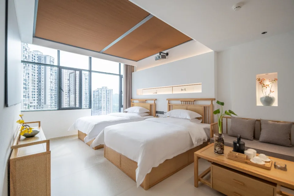 Twin room at Biancheng Lanyue Guesthouse
